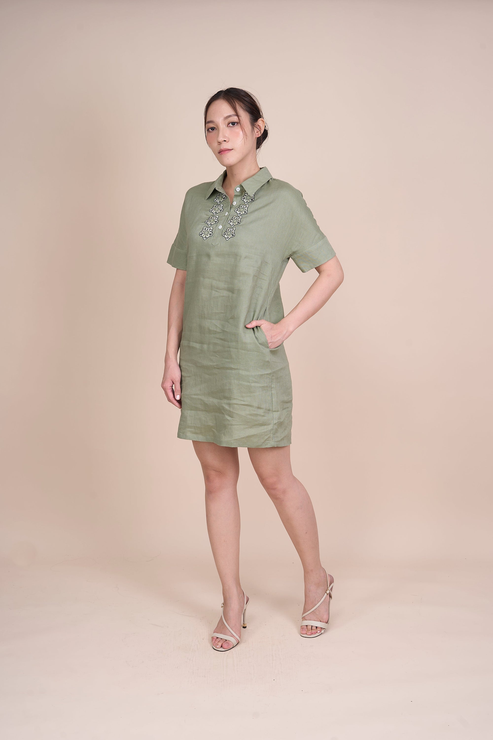 KAYLA SHORT SLEEVE DRESS