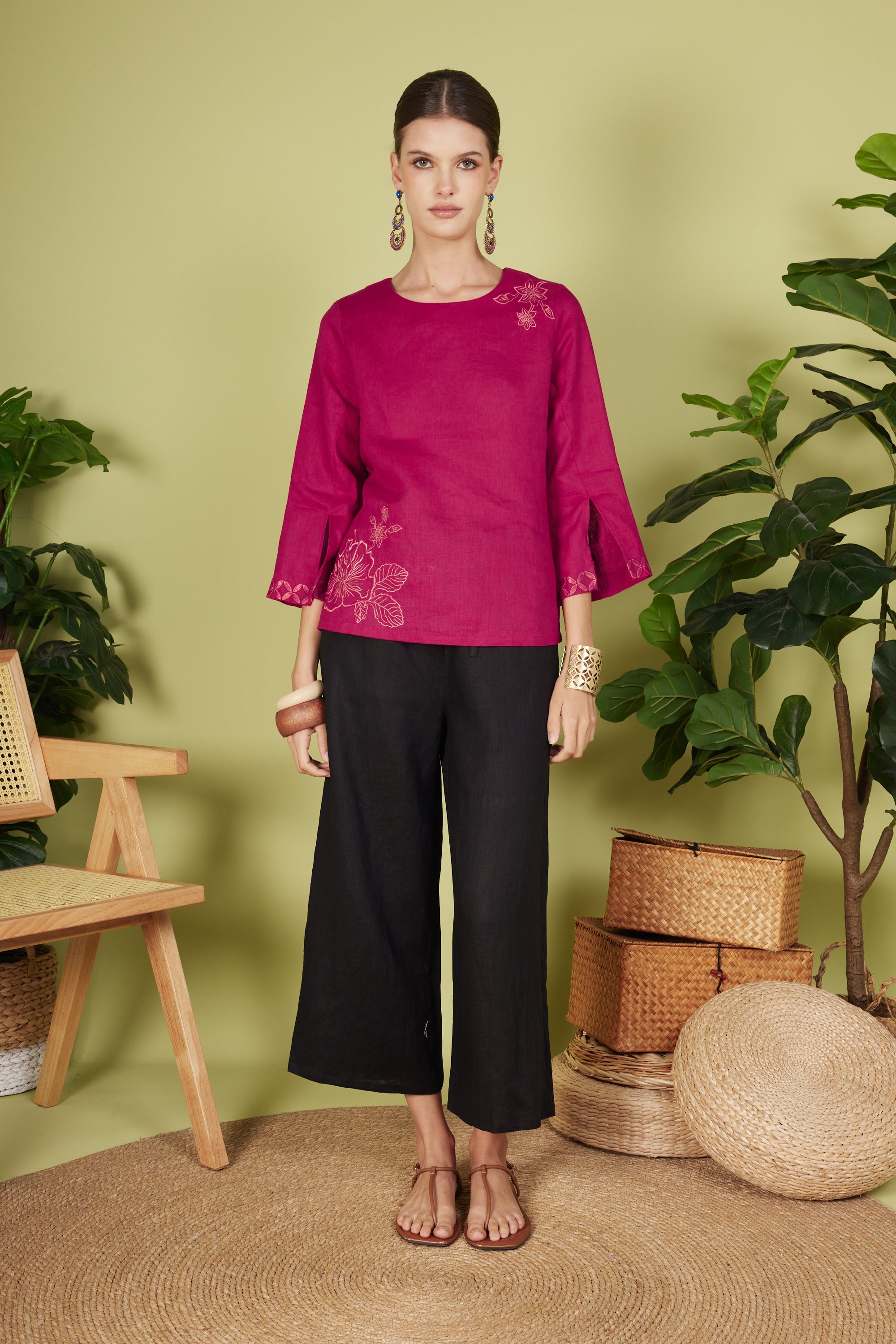 SHARON LONG SLEEVE TOP