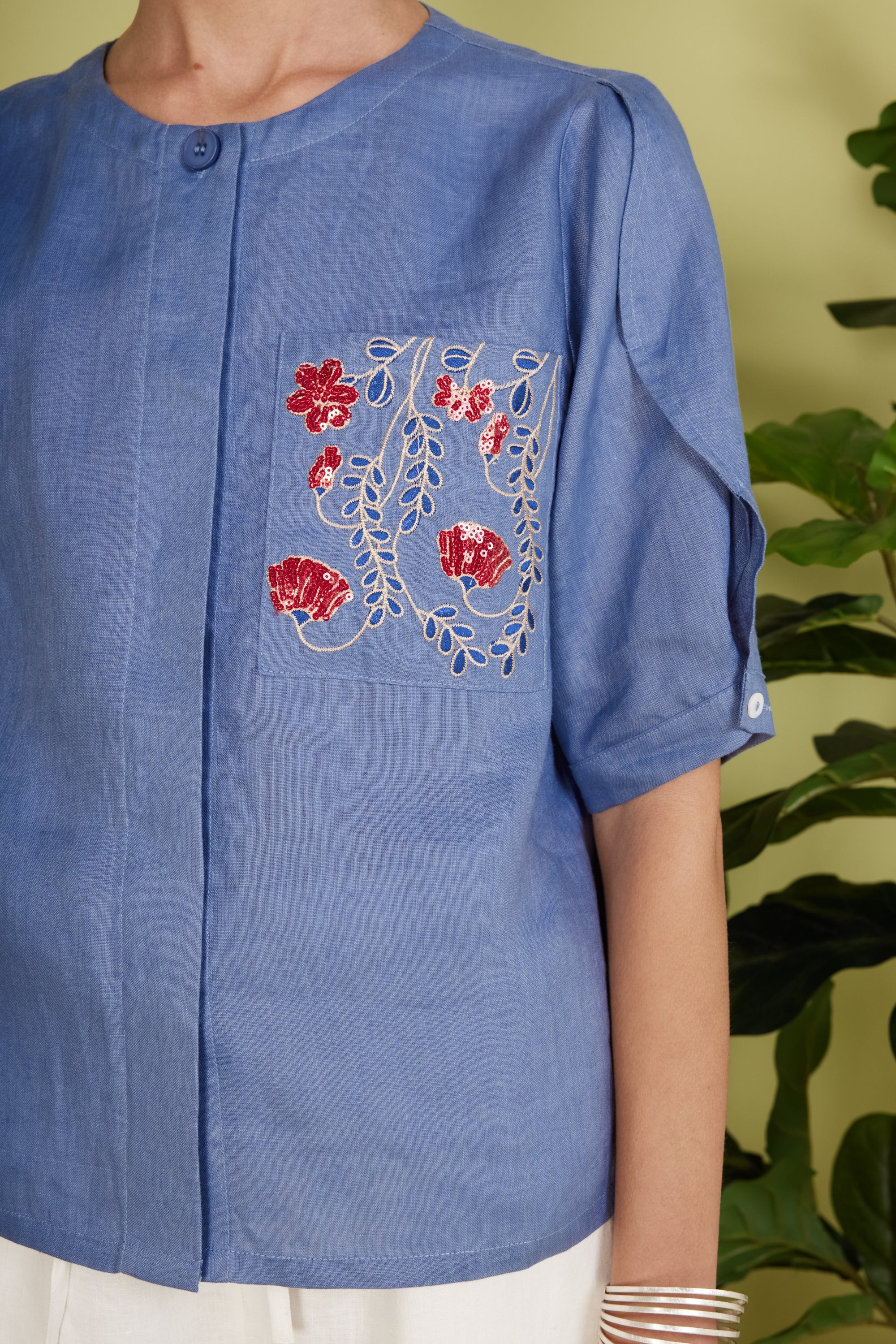 MARCIE QUARTER SLEEVE TOP