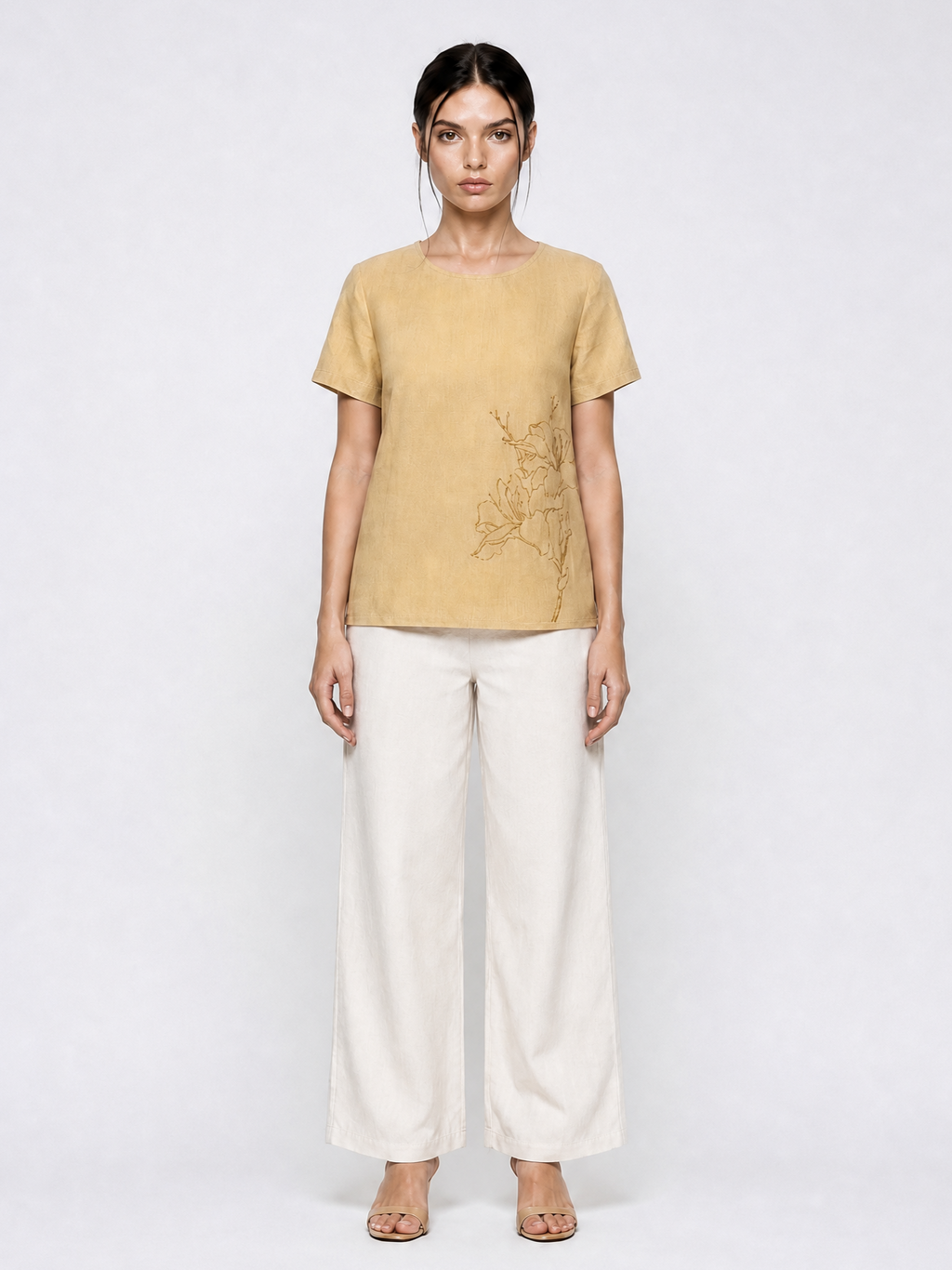 ALICE PRINTED SHORT SLEEVE TOP