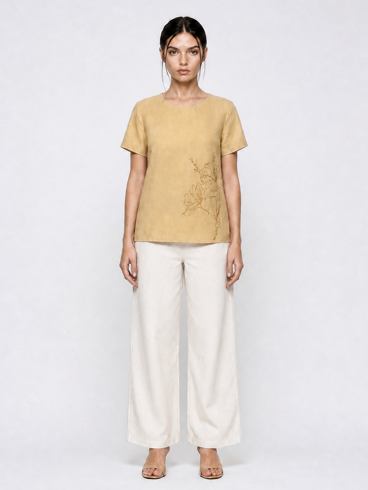 ALICE PRINTED SHORT SLEEVE TOP