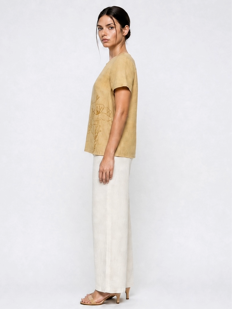 ALICE PRINTED SHORT SLEEVE TOP