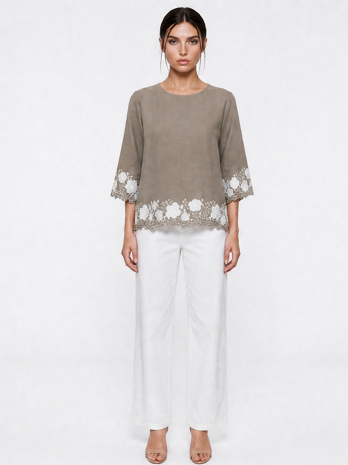 BERLIN QUARTER SLEEVE TOP
