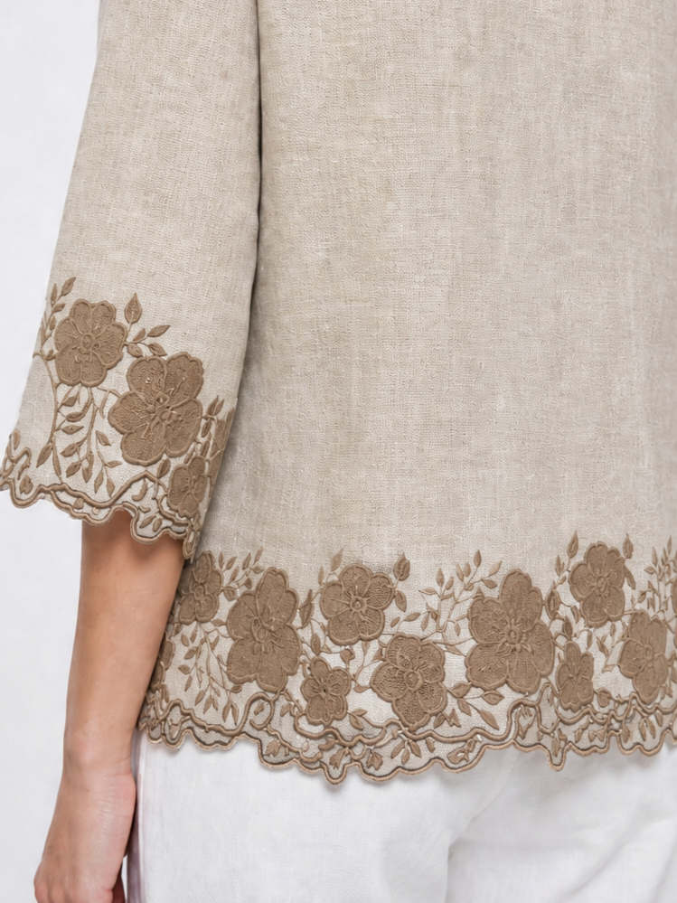 BERLIN QUARTER SLEEVE TOP