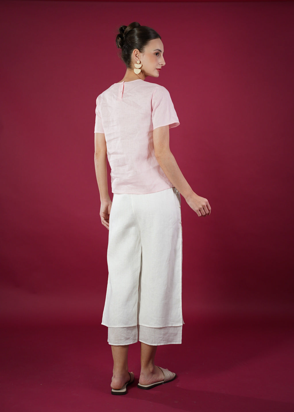 LYDIA SEQUIN SHORT SLEEVE TOP