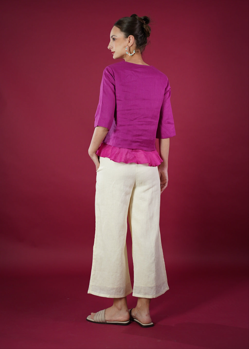 OTTILIA 3/4 SLEEVE TOP