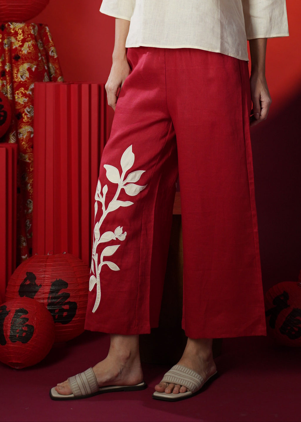 HELENA APPLIQUE PANTS