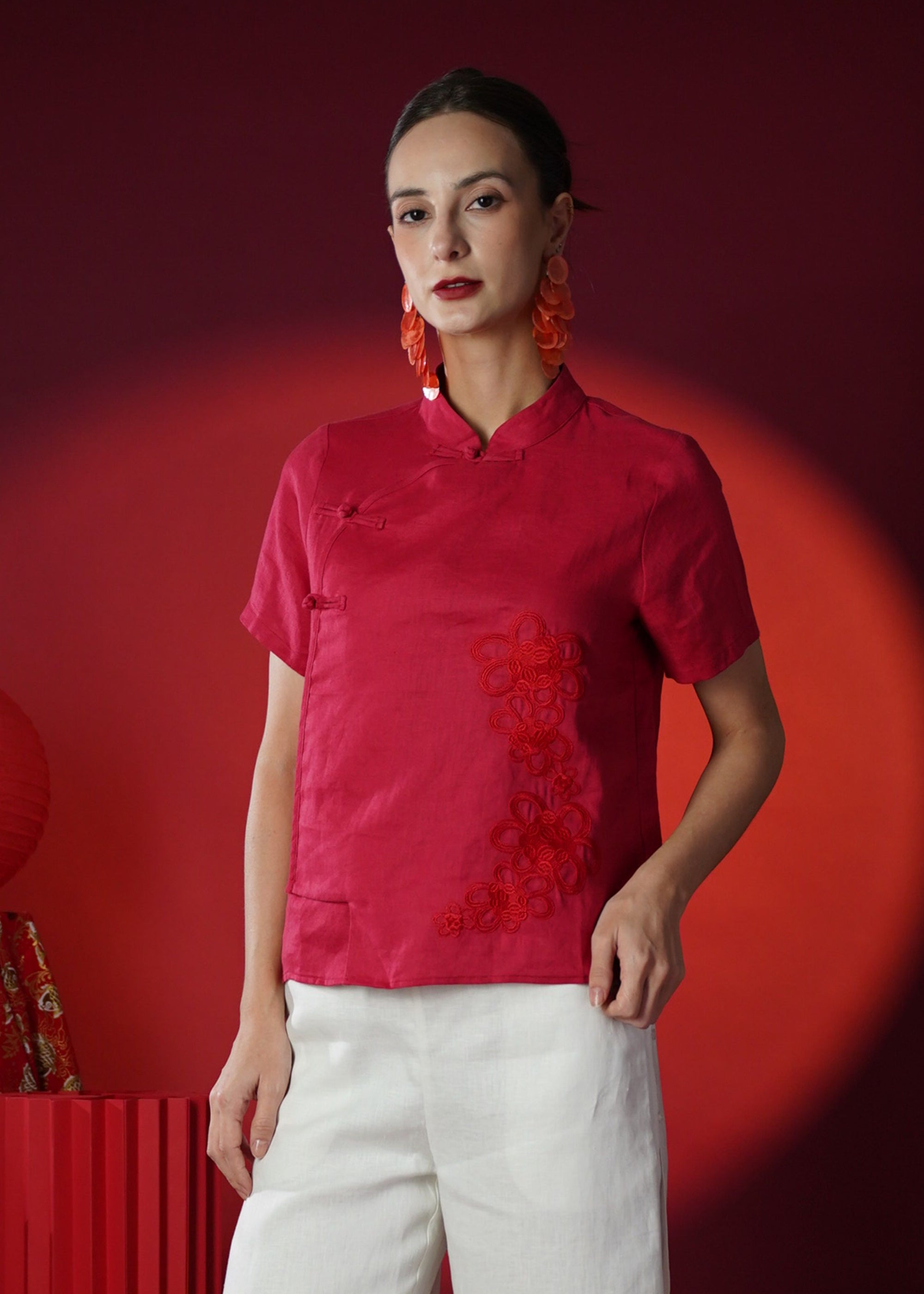 ESTRELLA QIPAO TOP