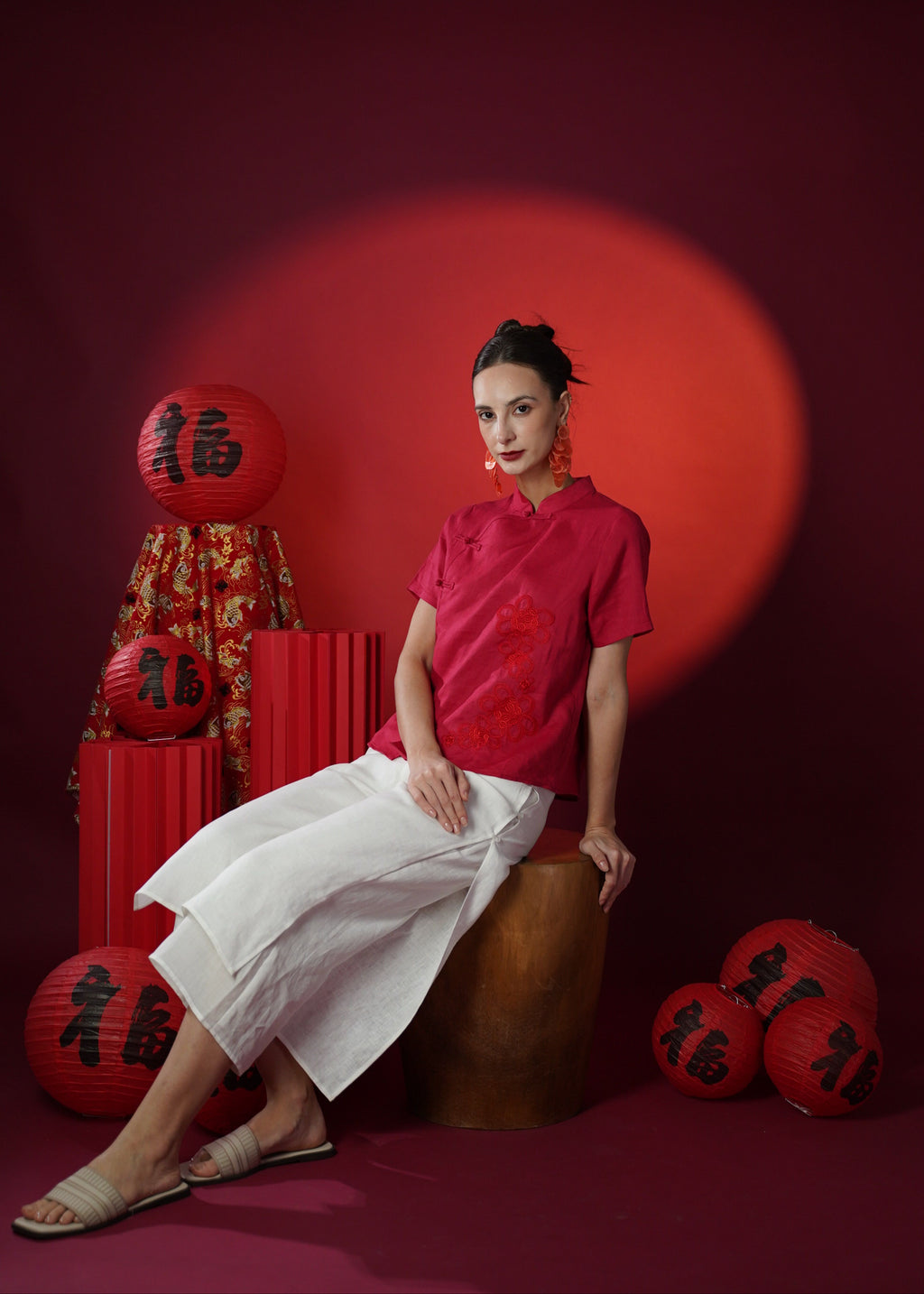 ESTRELLA QIPAO TOP