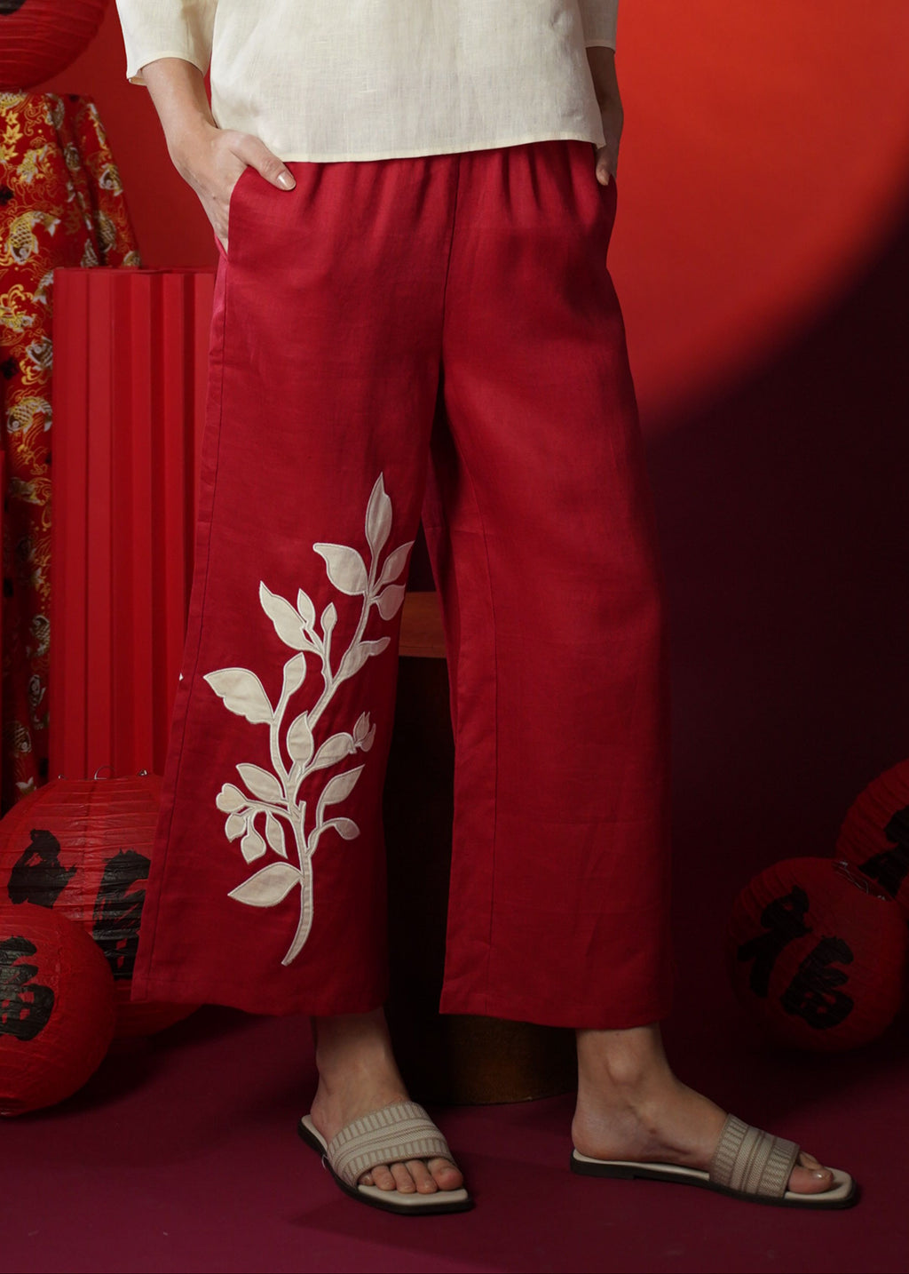 HELENA APPLIQUE PANTS