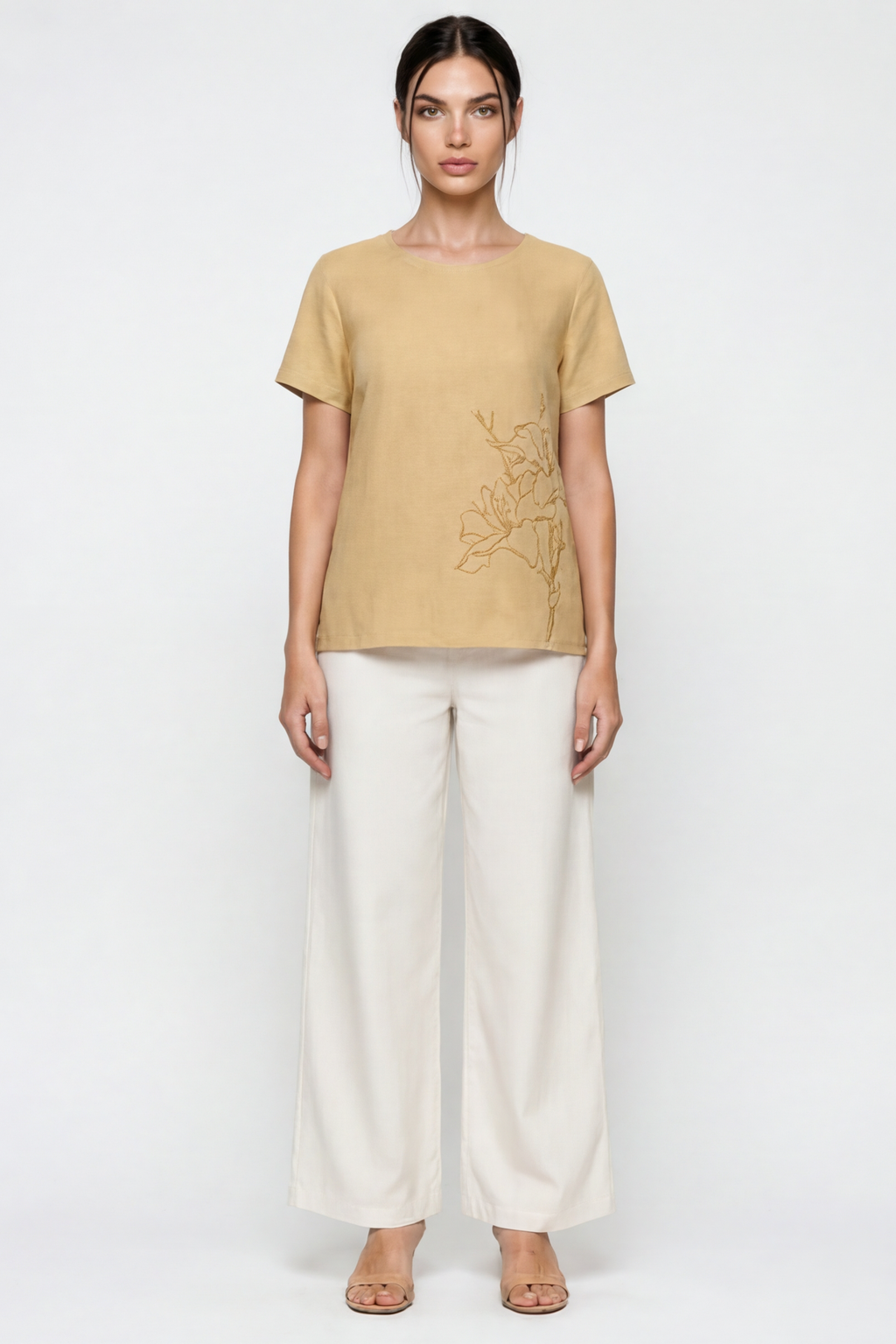 ALICE PRINTED SHORT SLEEVE TOP