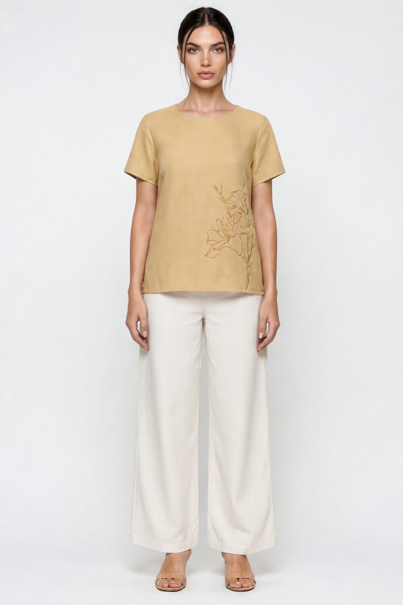 ALICE PRINTED SHORT SLEEVE TOP