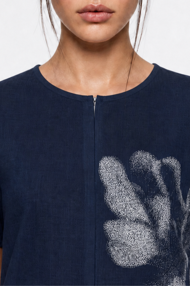 ISLA WATER PRINT TOP