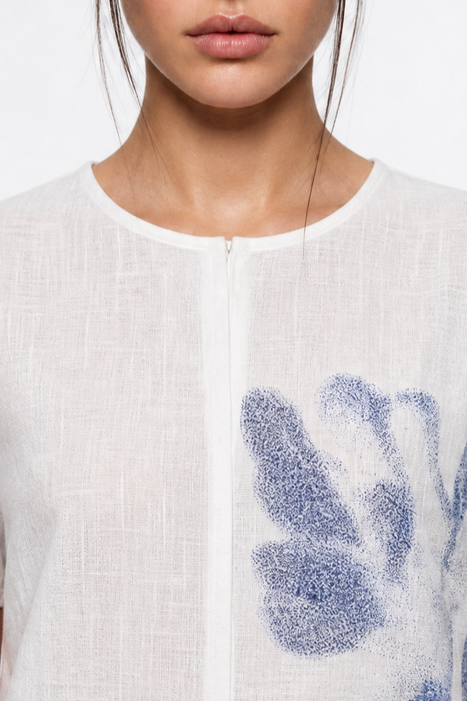 ISLA WATER PRINT TOP