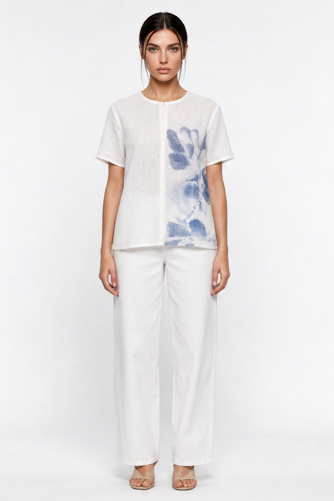 ISLA WATER PRINT TOP