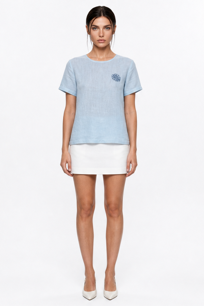 DAPH PRINTED TOP