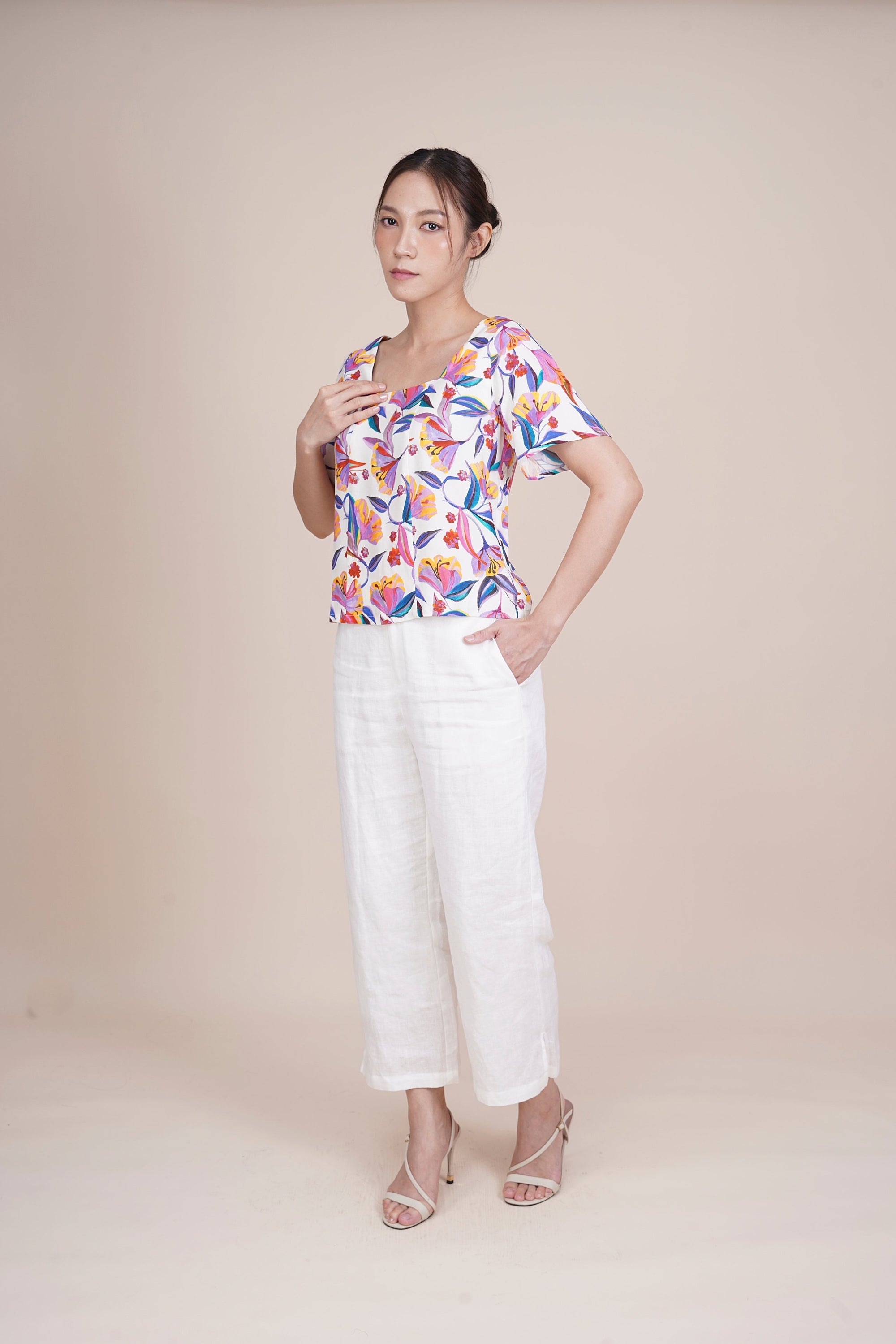 AUDREY SHORT SLEEVE TOP