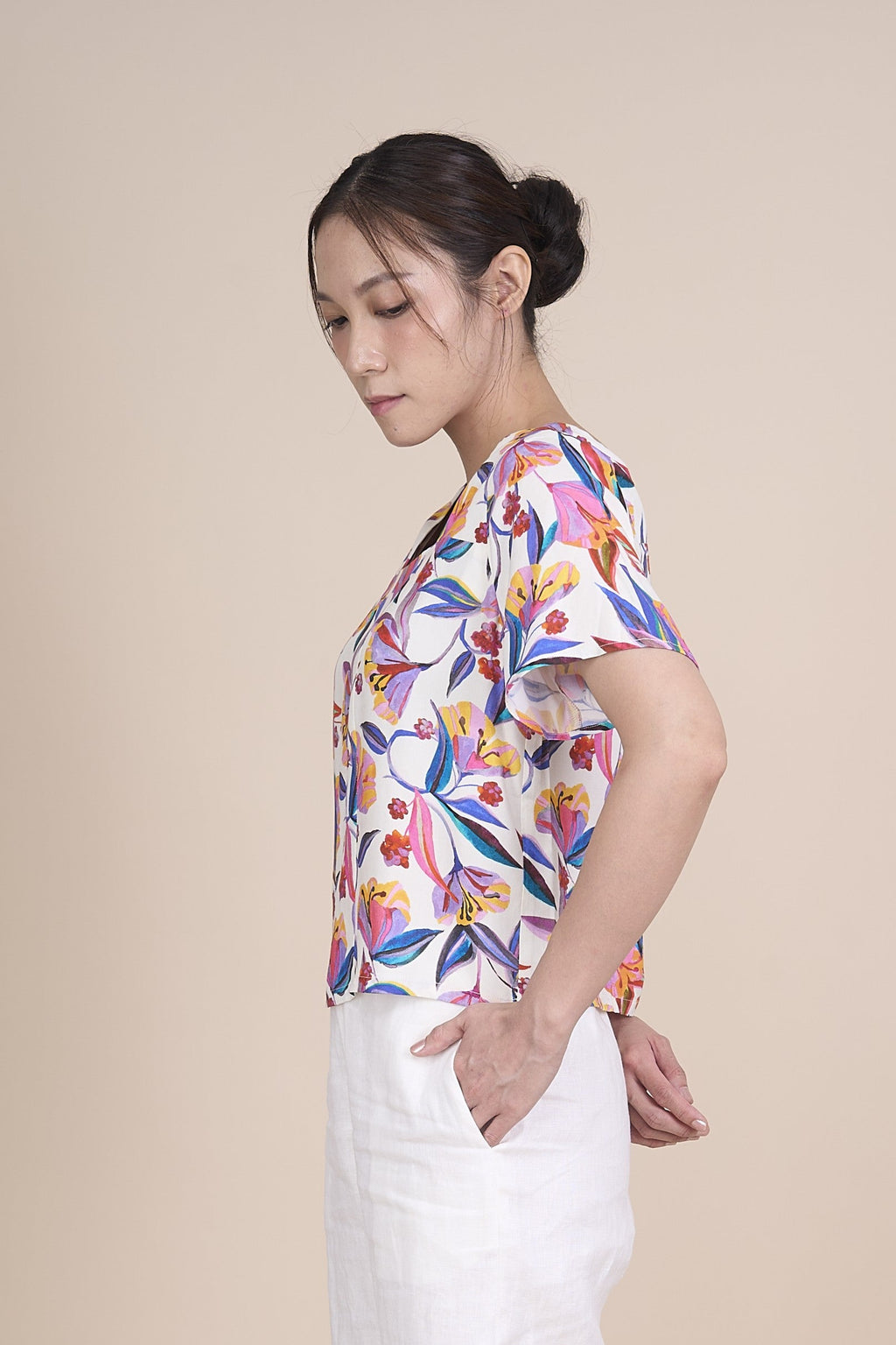 AUDREY SHORT SLEEVE TOP