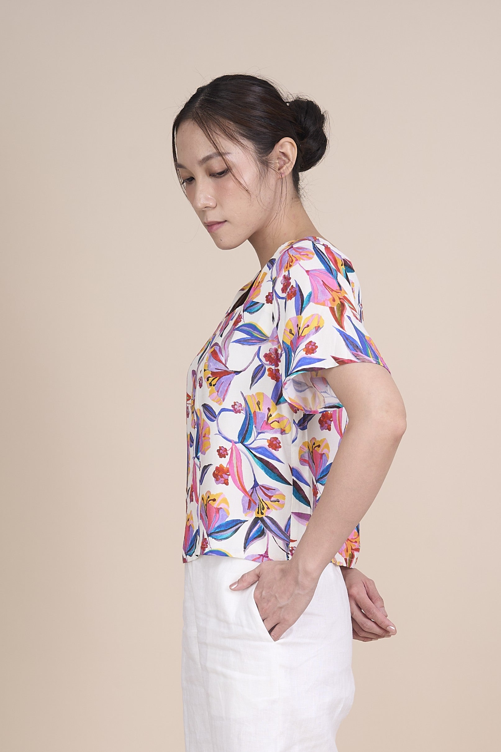 AUDREY SHORT SLEEVE TOP