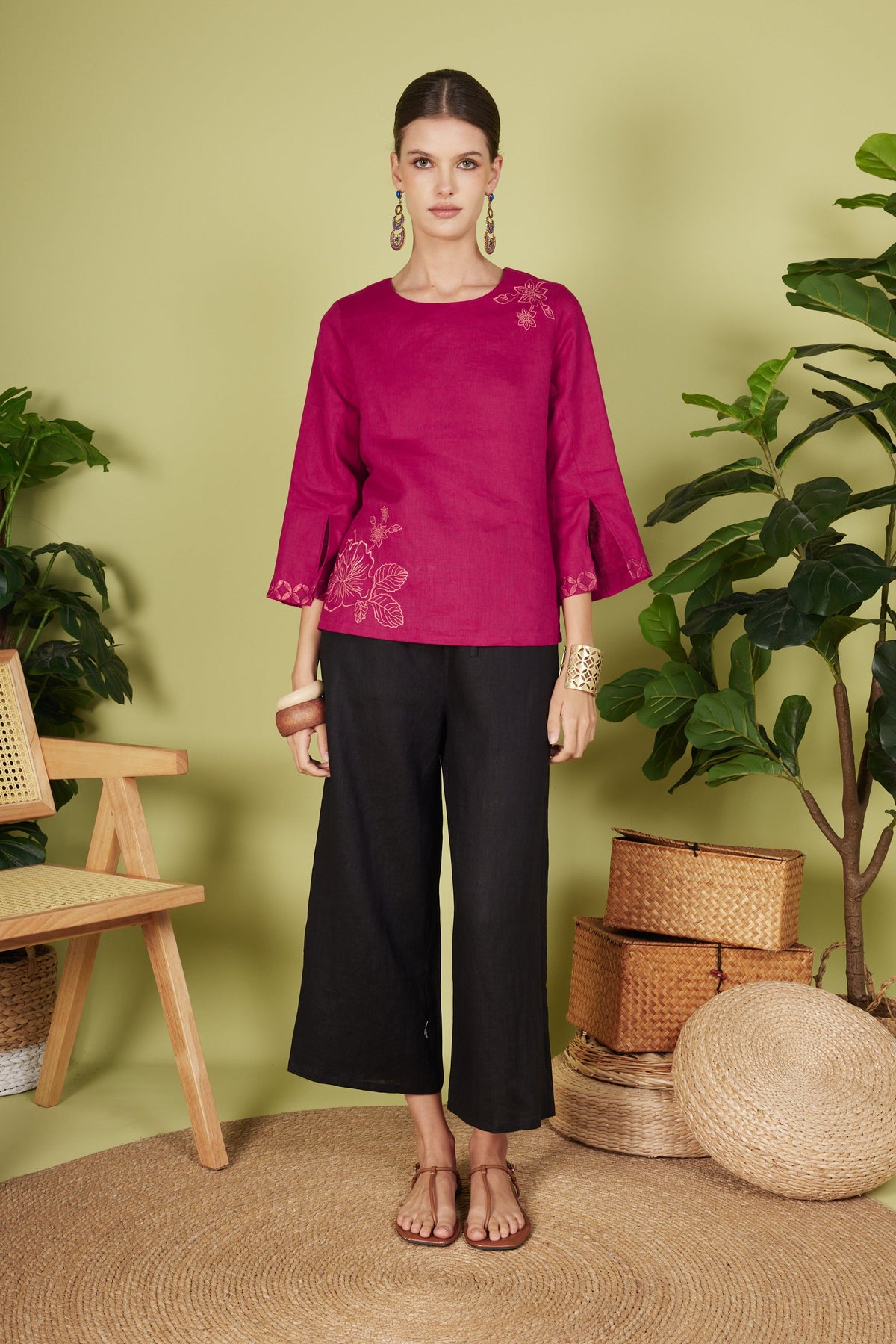 SHARON LONG SLEEVE TOP