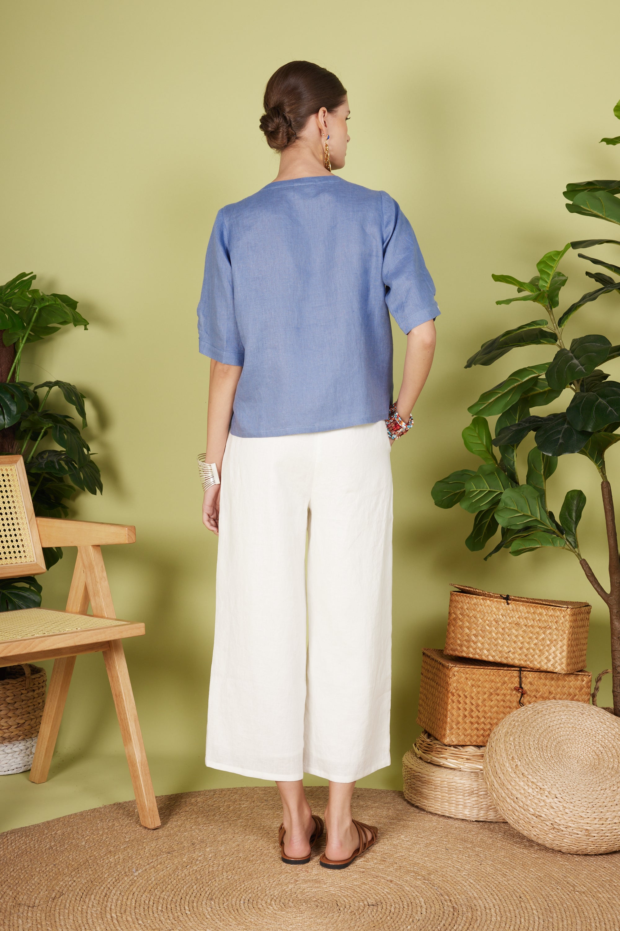 MARCIE QUARTER SLEEVE TOP