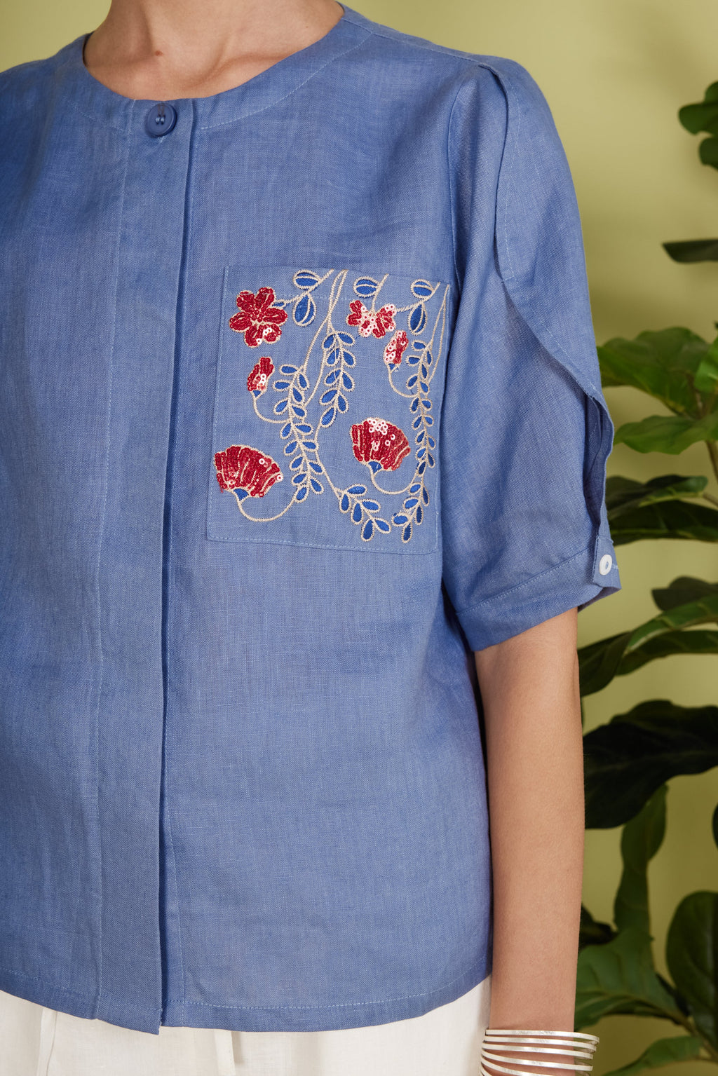 MARCIE QUARTER SLEEVE TOP